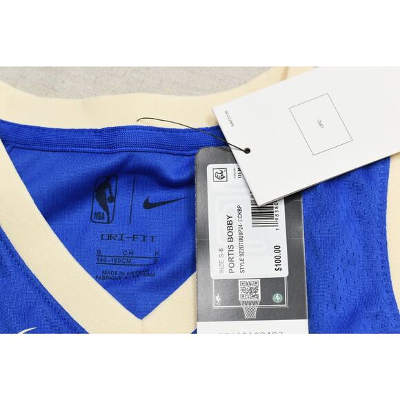 NEW Milwaukee Bucks Nike City Edition Swingman Jersey Size S Portis JR - Picture 3 of 8